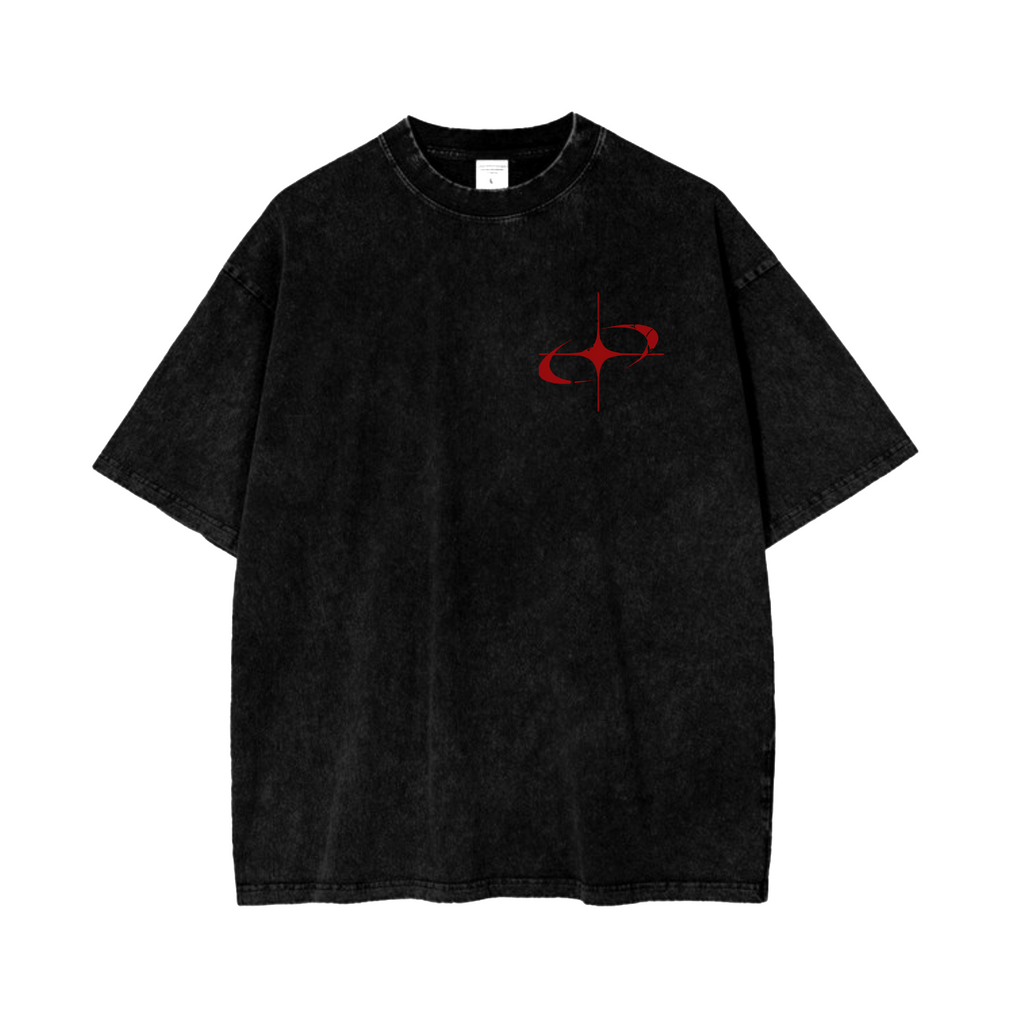 Camiseta overcized red