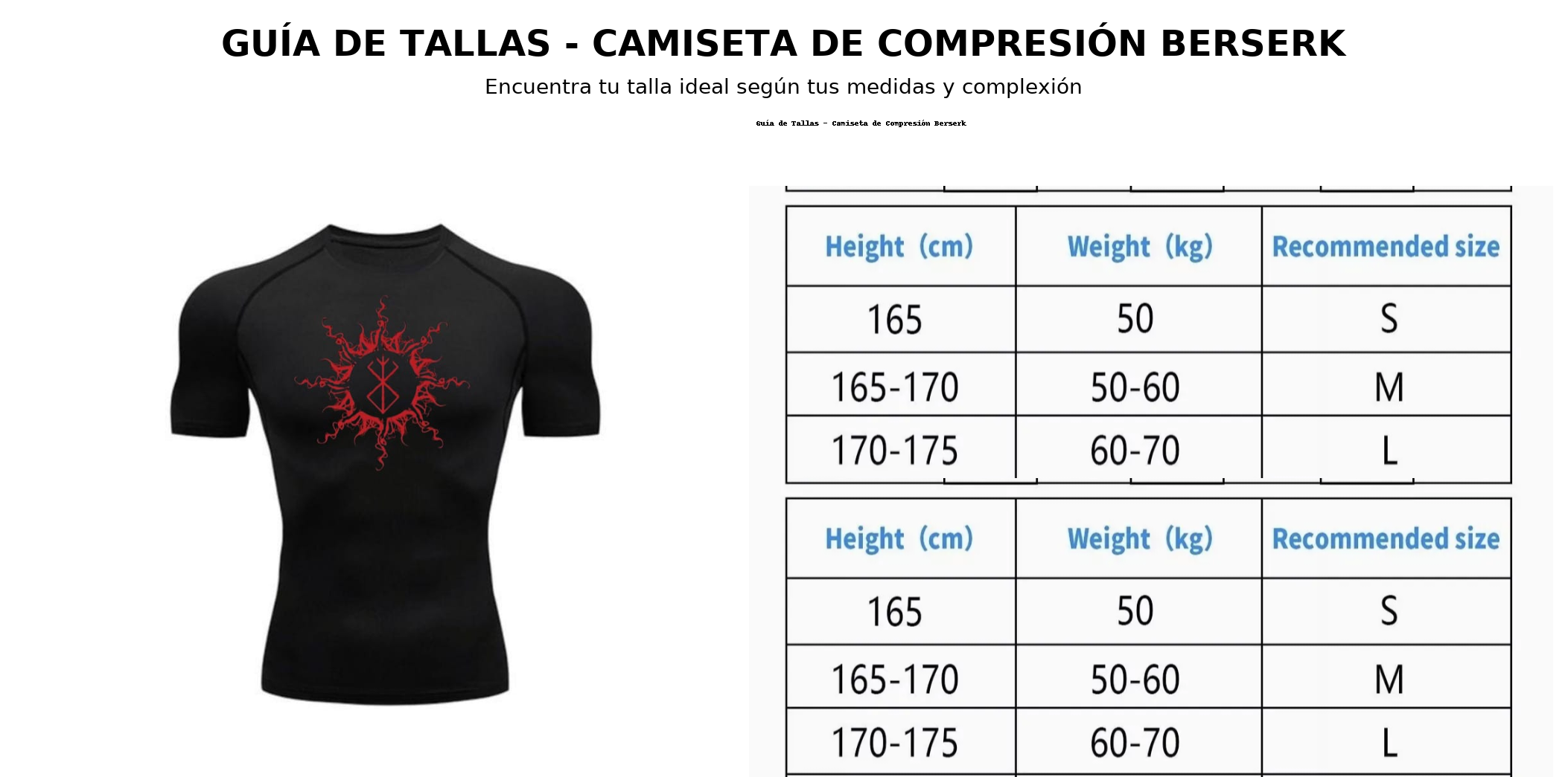 Camiseta compresión berserk